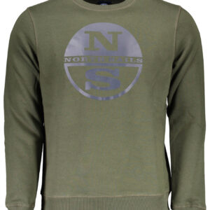 NORTH SAILS FELPA SENZA ZIP UOMO VERDE