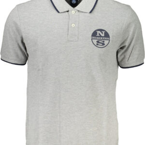 NORTH SAILS POLO MANICHE CORTE UOMO GRIGIO