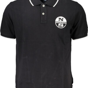 NORTH SAILS POLO MANICHE CORTE UOMO NERO