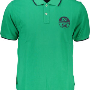NORTH SAILS POLO MANICHE CORTE UOMO VERDE