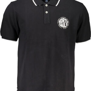 NORTH SAILS POLO MANICHE CORTE UOMO NERO