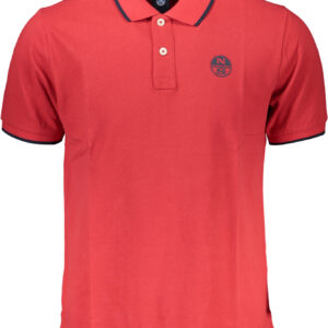 NORTH SAILS POLO MANICHE CORTE UOMO ROSSO