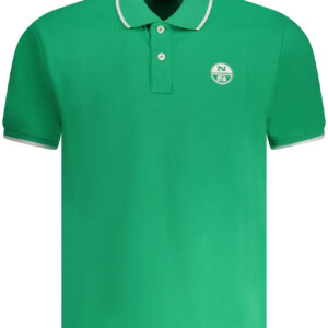 NORTH SAILS POLO MANICHE CORTE UOMO VERDE