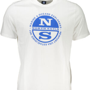 NORTH SAILS T-SHIRT MANICHE CORTE UOMO BIANCO