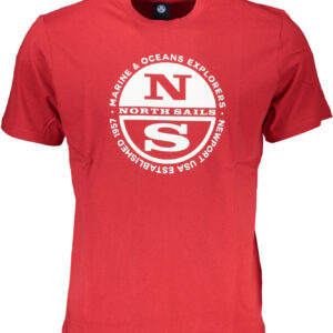 NORTH SAILS T-SHIRT MANICHE CORTE UOMO ROSSO