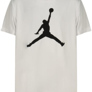 JORDAN T-SHIRT MANICHE CORTE BAMBINO BIANCO