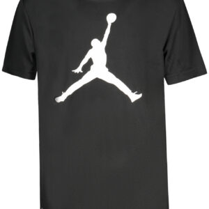 JORDAN T-SHIRT MANICHE CORTE BAMBINO NERO