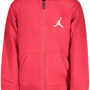 JORDAN FELPA CON ZIP BAMBINO ROSSO