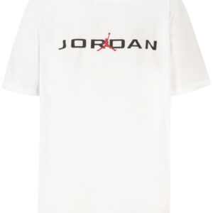 JORDAN T-SHIRT MANICHE CORTE BAMBINO BIANCO