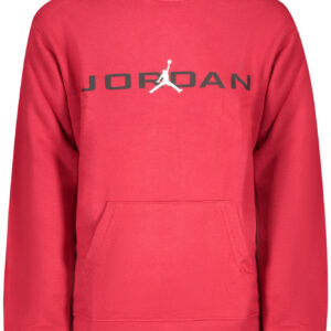JORDAN FELPA SENZA ZIP BAMBINO ROSSO