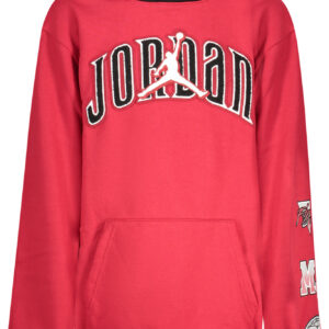 JORDAN FELPA SENZA ZIP BAMBINO ROSSO
