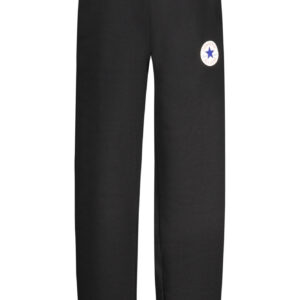 CONVERSE PANTALONE TUTA LUNGO BAMBINO NERO