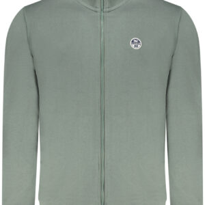 NORTH SAILS FELPA CON ZIP UOMO VERDE