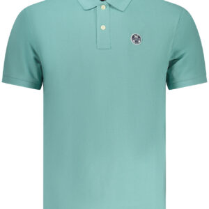 NORTH SAILS POLO MANICHE CORTE UOMO AZZURRO