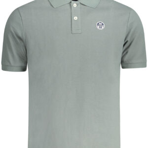 NORTH SAILS POLO MANICHE CORTE UOMO VERDE