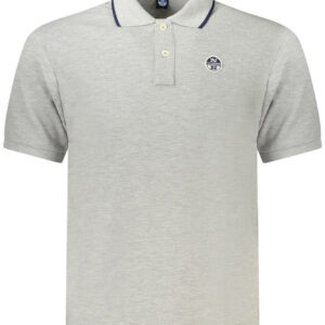 NORTH SAILS POLO MANICHE CORTE UOMO GRIGIO