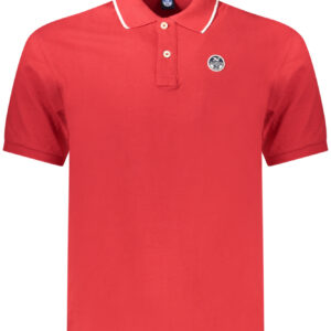 NORTH SAILS POLO MANICHE CORTE UOMO ROSSO