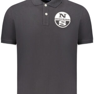 NORTH SAILS POLO MANICHE CORTE UOMO NERO