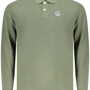 NORTH SAILS POLO MANICHE LUNGHE UOMO VERDE