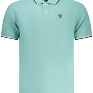 NORTH SAILS POLO MANICHE CORTE UOMO AZZURRO