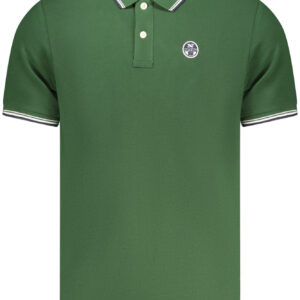 NORTH SAILS POLO MANICHE CORTE UOMO VERDE