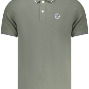 NORTH SAILS POLO MANICHE CORTE UOMO VERDE