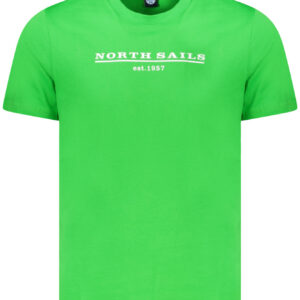 NORTH SAILS T-SHIRT MANICHE CORTE UOMO VERDE