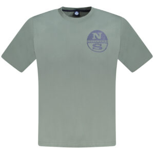 NORTH SAILS T-SHIRT MANICHE CORTE UOMO VERDE