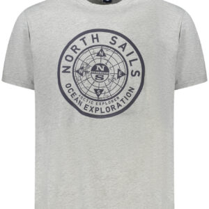 NORTH SAILS T-SHIRT MANICHE CORTE UOMO GRIGIO