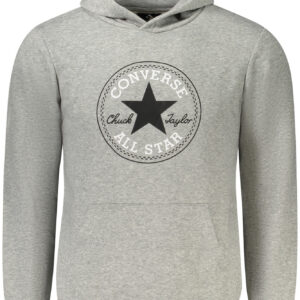 CONVERSE FELPA SENZA ZIP BAMBINO GRIGIO