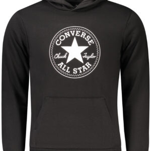 CONVERSE FELPA SENZA ZIP BAMBINO NERO