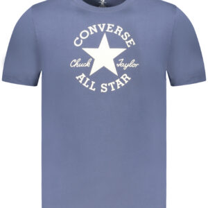 CONVERSE T-SHIRT MANICHE CORTE BAMBINO BLU