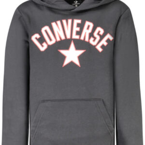 CONVERSE FELPA SENZA ZIP BAMBINO NERO