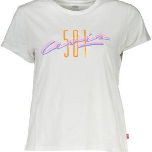 LEVI'S T-SHIRT MANICHE CORTE DONNA BIANCO
