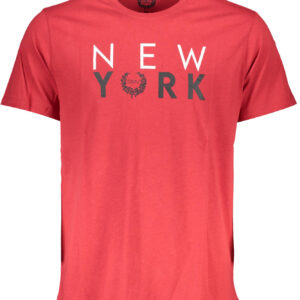GIAN MARCO VENTURI T-SHIRT MANICHE CORTE UOMO ROSSO