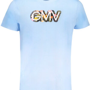 GIAN MARCO VENTURI T-SHIRT MANICHE CORTE UOMO AZZURRO