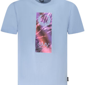 GIAN MARCO VENTURI T-SHIRT MANICHE CORTE UOMO AZZURRO