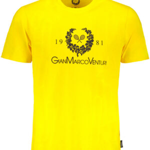 GIAN MARCO VENTURI T-SHIRT MANICHE CORTE UOMO GIALLO
