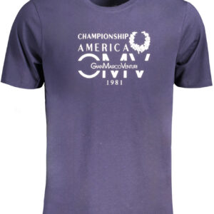 GIAN MARCO VENTURI T-SHIRT MANICHE CORTE UOMO BLU