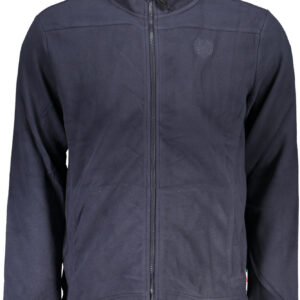 GIAN MARCO VENTURI FELPA CON ZIP UOMO BLU