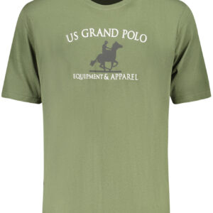 U.S. GRAND T-SHIRT MANICHE CORTE UOMO VERDE