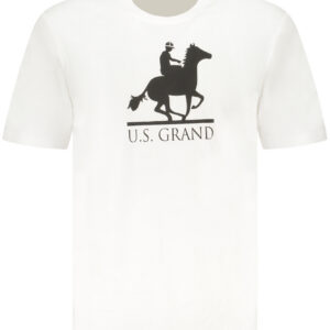 U.S. GRAND T-SHIRT MANICHE CORTE UOMO BIANCO
