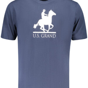 U.S. GRAND T-SHIRT MANICHE CORTE UOMO BLU