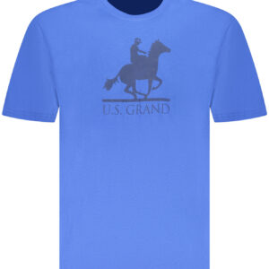 U.S. GRAND T-SHIRT MANICHE CORTE UOMO BLU