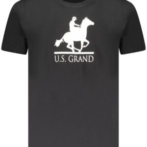 U.S. GRAND T-SHIRT MANICHE CORTE UOMO NERO
