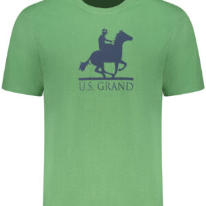 U.S. GRAND T-SHIRT MANICHE CORTE UOMO VERDE