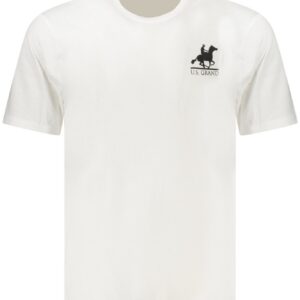 U.S. GRAND T-SHIRT MANICHE CORTE UOMO BIANCO