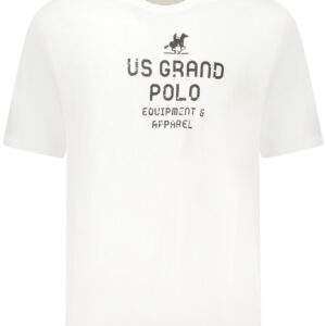 U.S. GRAND T-SHIRT MANICHE CORTE UOMO BIANCO