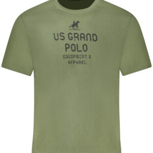 U.S. GRAND T-SHIRT MANICHE CORTE UOMO VERDE