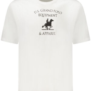 U.S. GRAND T-SHIRT MANICHE CORTE UOMO BIANCO